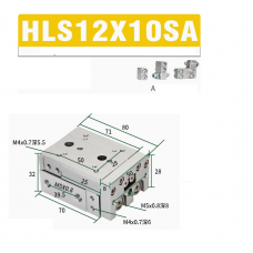 Xylanh trượt HLS12x10SA