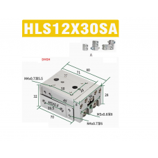 Xylanh trượt HLS12x30SA