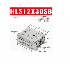 Xylanh trượt HLS12x30SB