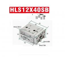 Xylanh trượt HLS12x40SB