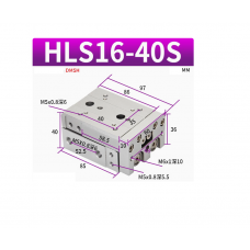 Xylanh trượt HLS16x40S