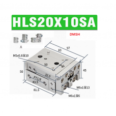 Xylanh trượt HLS20x10SA