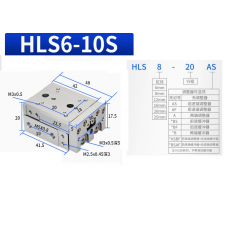 Xylanh trượt HLS6x10S