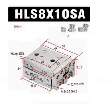 Xylanh trượt HLS8x10SA