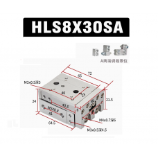 Xylanh trượt HLS8x30SA