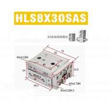 Xylanh trượt HLS8x30SAS