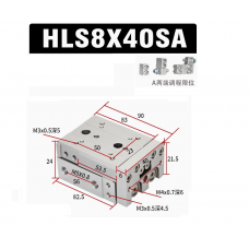 Xylanh trượt HLS8x40SA