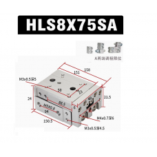 Xylanh trượt HLS8x75SA