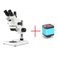 Kính hiển vi soi nổi 3 mắt 21MP SZM7045T