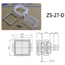 Gá cảm biến áp suất ZS-27-D