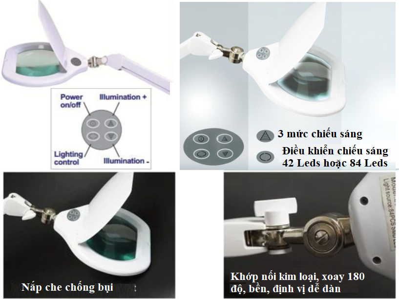 Kính lúp 8067LED-U 10X