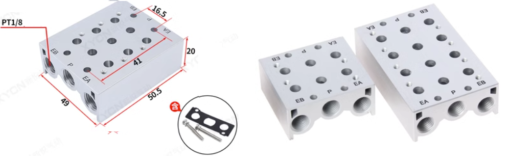 Đế van SS5Y3-20-03