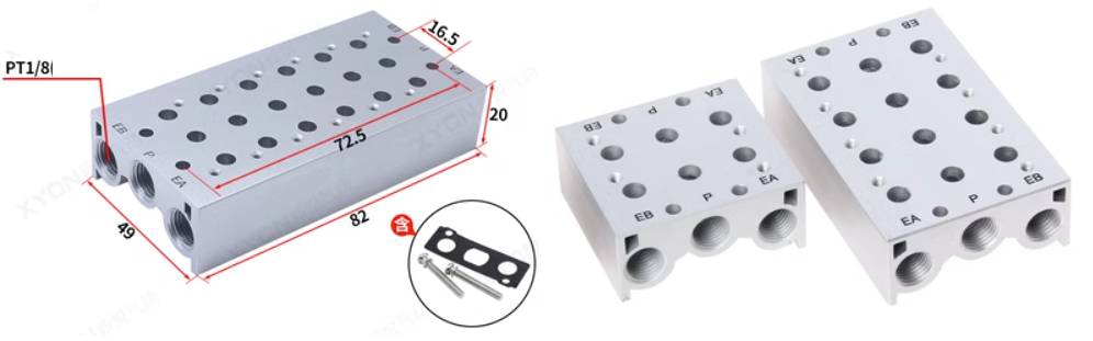 Đế van SS5Y3-20-06