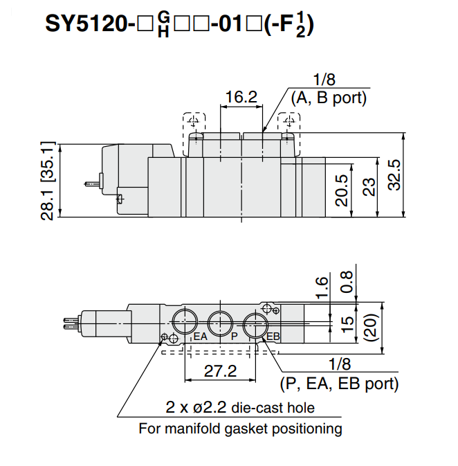 Van điện từ SY5120-5G-01