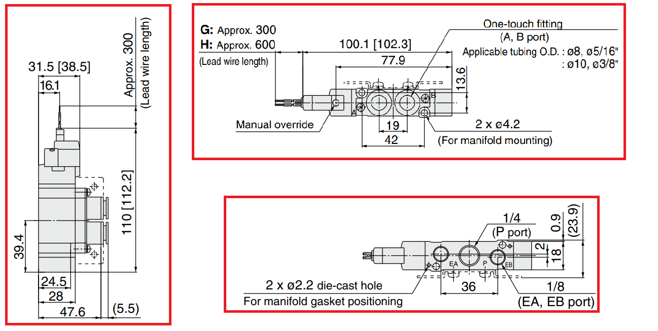 Van điện từ SY7120-5LZD-C8