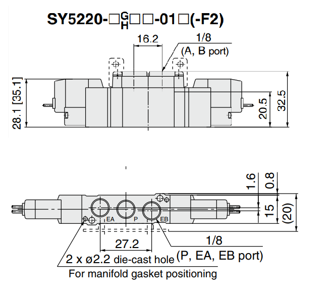 Van điện từ SY5220-5LZD-C4