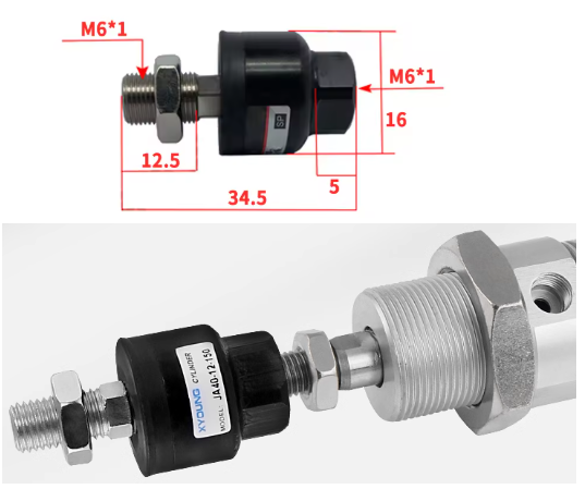 Khớp nối xi lanh JA15-6-100
