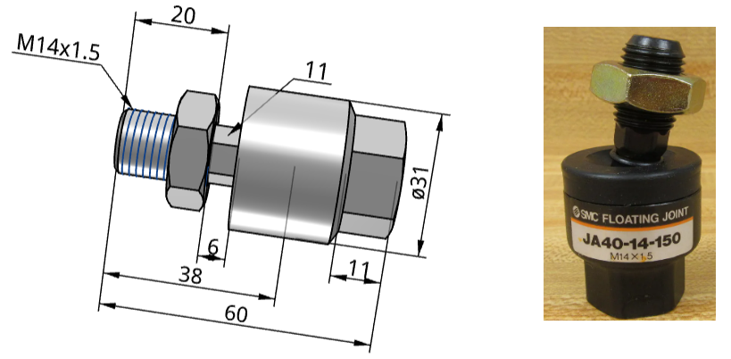 Khớp nối JA40-14-150
