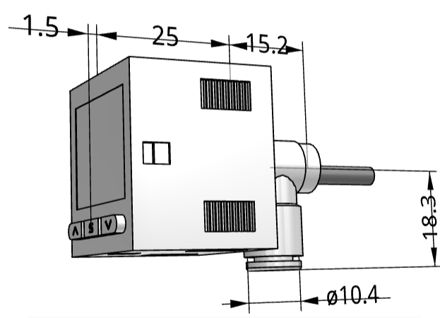 Công tắc áp suất âm ZSE20-N-C6L-L