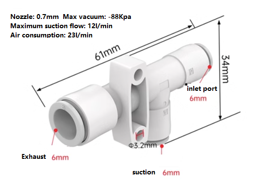 Van hút chân không ZH07DS-06-06-06