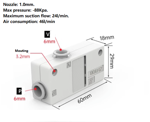 Van hút chân không ZH10BS-06-06