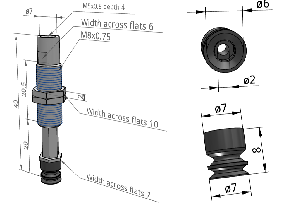 Nấm hút SMC ZP3-T06BNK10-B5