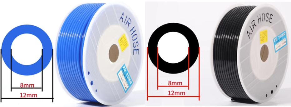 Dây khí AKS màu xanh PU12*8